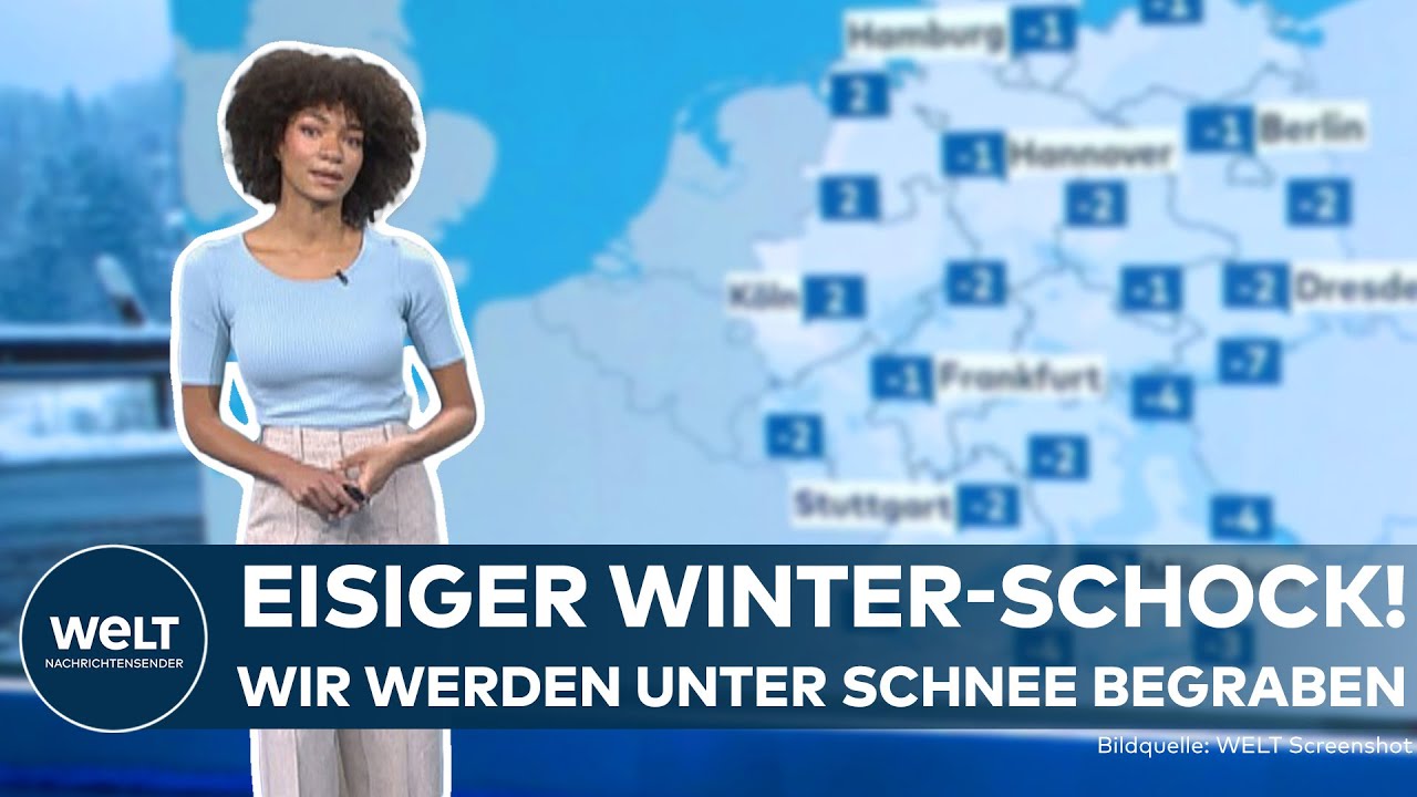 FROSTIGES WINTER-WETTER: Schnee-Decke legt sich über Deutschland! Warnung: Die Straßen sind glatt!