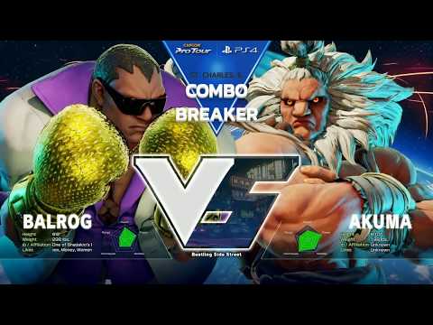 SFV: BrianF vs. Scarz Sako - Combo Breaker 2017 Top 8 - CPT 2017