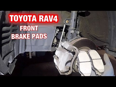 How to replace Front brake Pads on Toyota RAV4 2013 to 2017