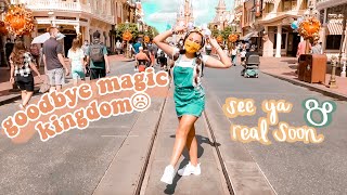 BYE DISNEY // last day at magic kingdom, disney vlog