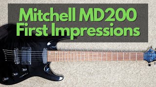 Video thumbnail for $100 Mitchell MD200 electric guitar unboxing, first impressions & short demo #budgetguitar by NO SHRED ZONE