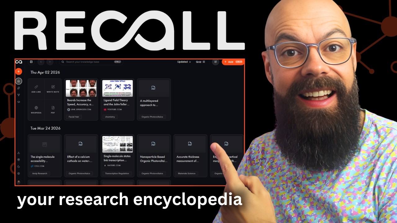 This AI Might Be a PERFECT Research Companion (Recall 2026 Review)