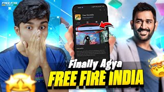 FREE FIRE INDIA IS HERE 🔥 in PlayStore