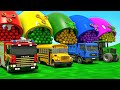 Spin The Spinner Find The School Bus Wheels On The Bus Baby Nursery Rhymes Kids Songs
