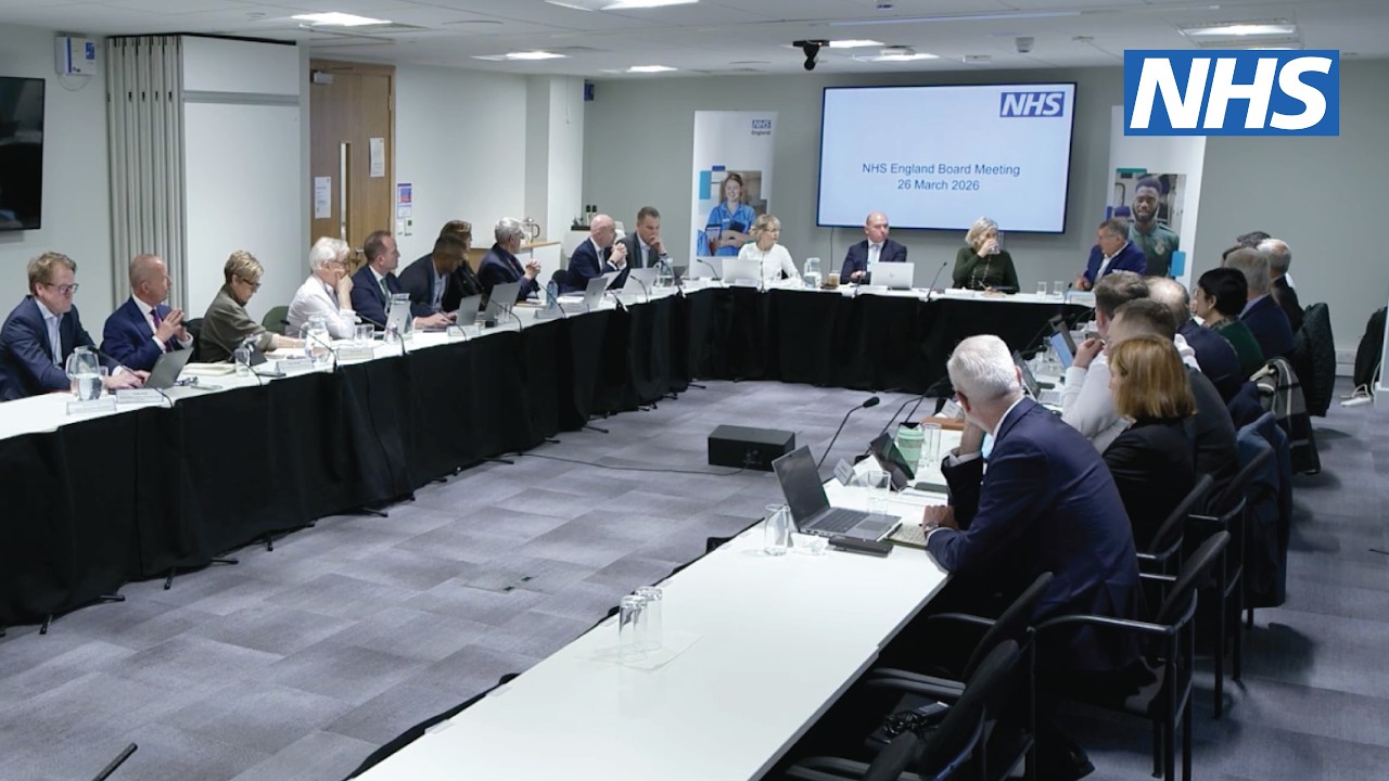 NHS England Board Meeting – 25 March 2026