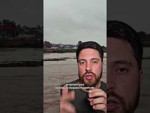 O Rio Taquari já transbordou — e o nível ainda deve continuar subindo #riotaquari #riograndedosul