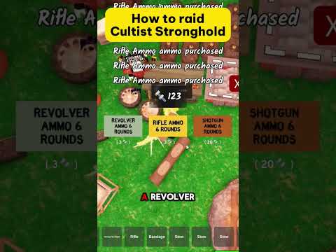 How to Raid The Cultist Stronghold FAST | 99 Nights in the Forest #Shorts