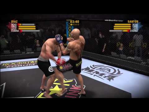 EA SPORTS MMA Nick Diaz vs. Evangelista "Cyborg" Santos By actF MarCSZ HD