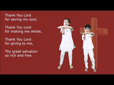 Thank you LORD for saving my soul || Sunday school action song with lyrics @KidsBibleMeet