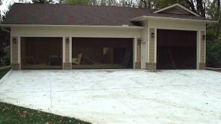 FlyAway Motorized Screen and Clopay Caynon Ridge Garage Doors.MP4