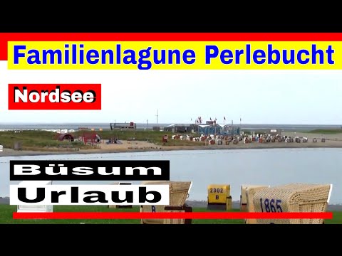 Büsum Strand mit der Familienlagune Perlebucht