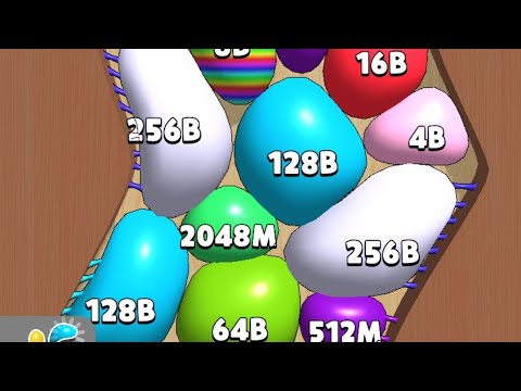 Blob Merge 3D: Max Level - Unlock 256B / 2048 Blob Android Gameplay