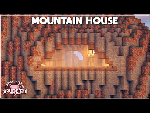 Minecraft: How to Build a Mountain House [Tutorial] 2020