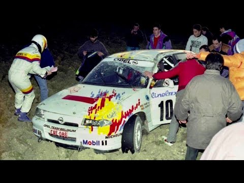 Crash Bruno Thiry Rally Montecarlo 1993