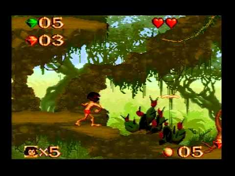 Jungle Book gameplay, SFC Japan - YouTube