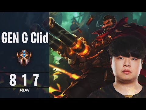 [GEN G Clid] Graves JUNGLE vs Ekko [10.10] KR Challenger