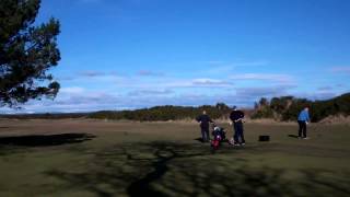 preview picture of video 'March View Eden Golf Course St Andrews Fife Scotland'