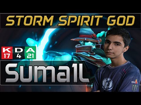 EG Sumail plays StormSpirit [Impressive KDA 17-4-21 vs Vici Gaming] Dota 2 [TI5 Group]