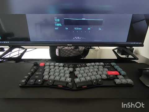 Keychron K15 Pro (Modded) Nuphy Cowberry Switches Sound Test