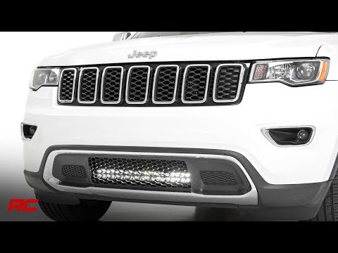 Jeep Grand Cherokee WK2 20 inch LED Light Bar Hidden Bumper Mount Kit by Rough Country