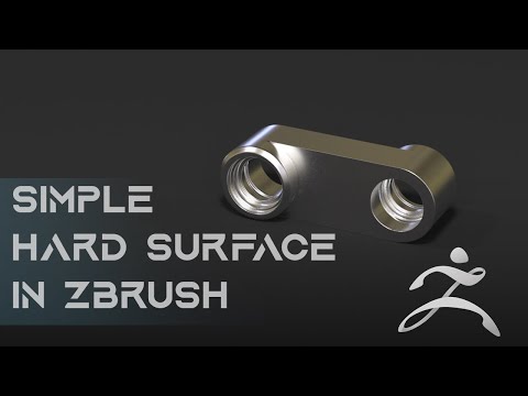 Simple hard Surface Objects in ZBrush