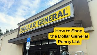 How to Shop the Dollar General Penny List