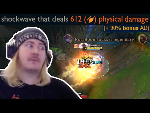 Okay, i'm willing to admit it about this champion...