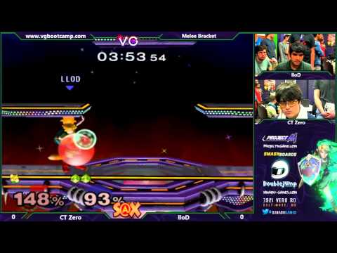 S@X Weekly - CT Zero (Fox) vs lloD (Peach) SSBM Winners Semis - Melee