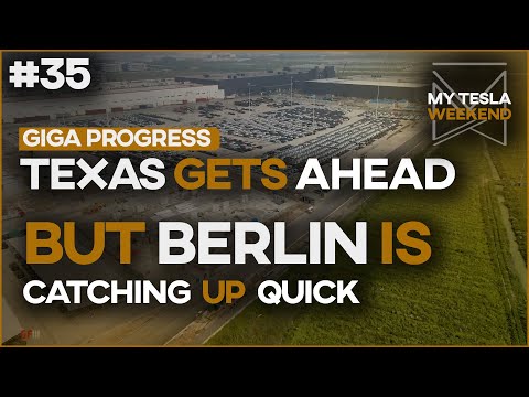 Texas gets ahead but Berlin is catching up quick - All Gigafactories side by side