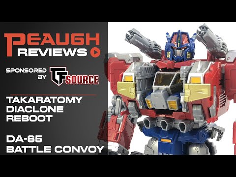 Video Review: TakaraTomy Diaclone Reboot - DA-65 BATTLE CONVOY