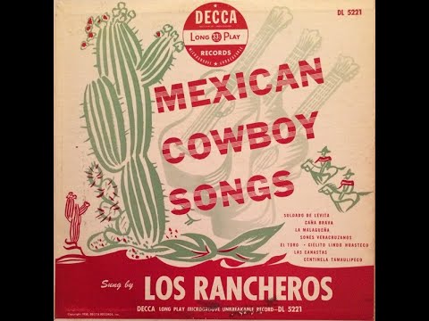 Mexican Cowboy Songs - Los Rancheros 40's Full 10" LP