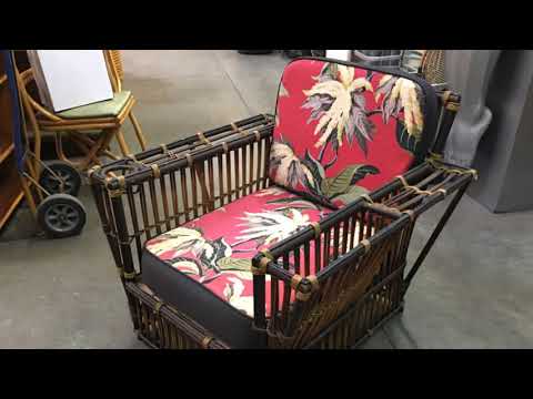 Vintage Rattan Chairs -- Harveys on Beverly