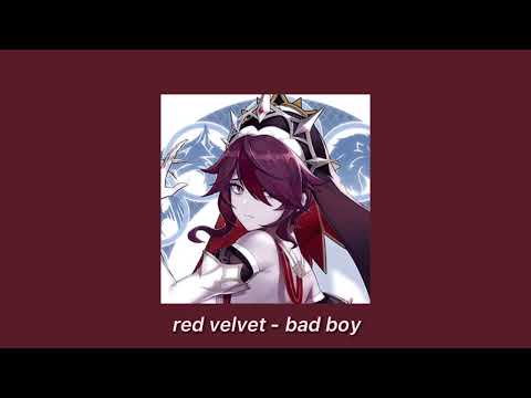 red velvet - bad boy (sped up + reverb)