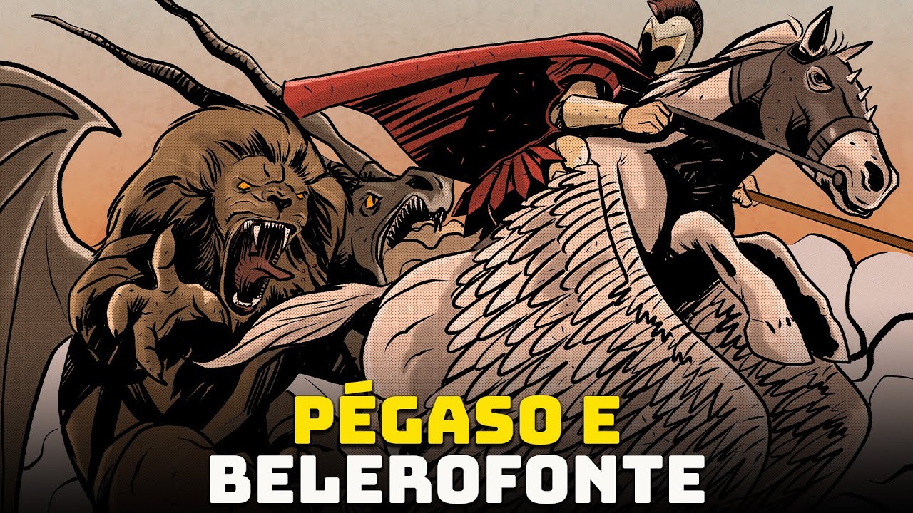 O Homem que desejou ser um Deus - Belerofonte e Pégaso - Mitologia Grega - Versão Animada