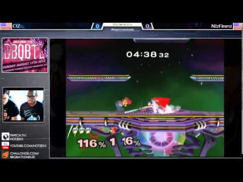 BBQ Battle - C!Z (Marth) vs NJzFinest (Mario, Roy) Winners Semifinals
