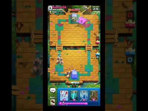 Royal hogs vs Elixir Golem #shorts #clash royale
