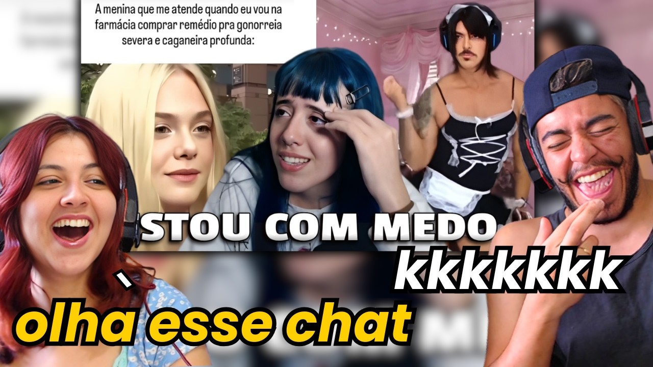 O chat da Lulyfpps só manda vídeo bizarro | REACT
