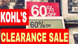 KOHL'S Clearance Sale 60% on Beddings