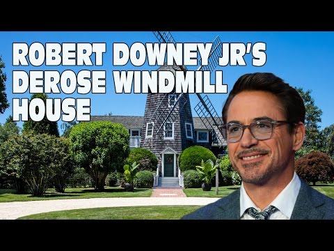 Robert Downey Jr's DeRose Windmill House Tour 2017