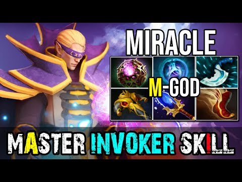 Master Your [Invoker] Skill From Miracle The M-GOD | Dota 2 FullGame