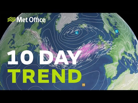 10 Day trend - Changes on the way as the humid air departs 17/06/20