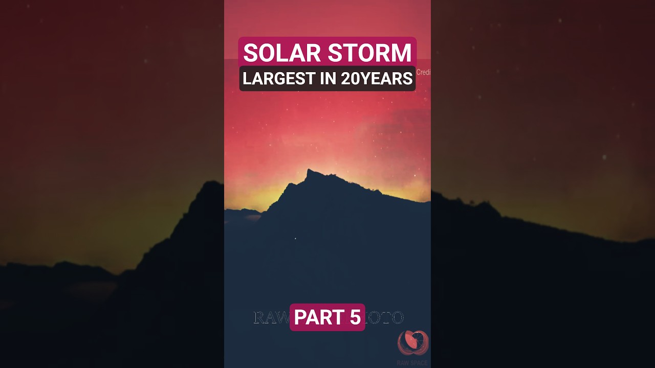 LARGEST SOLAR STORM IN 20YEARS HIT - PART 5/5 ☀️☀️☀️☀️☀️