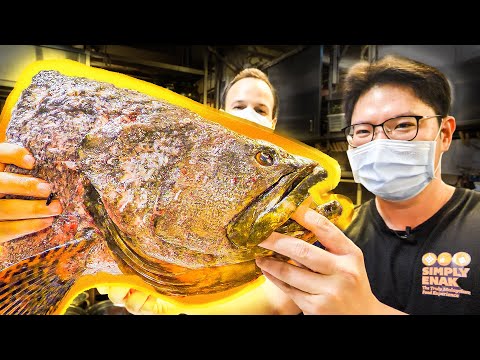Most INSANE Street Food in Asia - The BIGGEST 10LB Fish Head STEAMED + Street Food of Ipoh, Malaysia