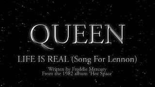 Queen - Life Is Real (Song For Lennon) (Official Lyric Video)