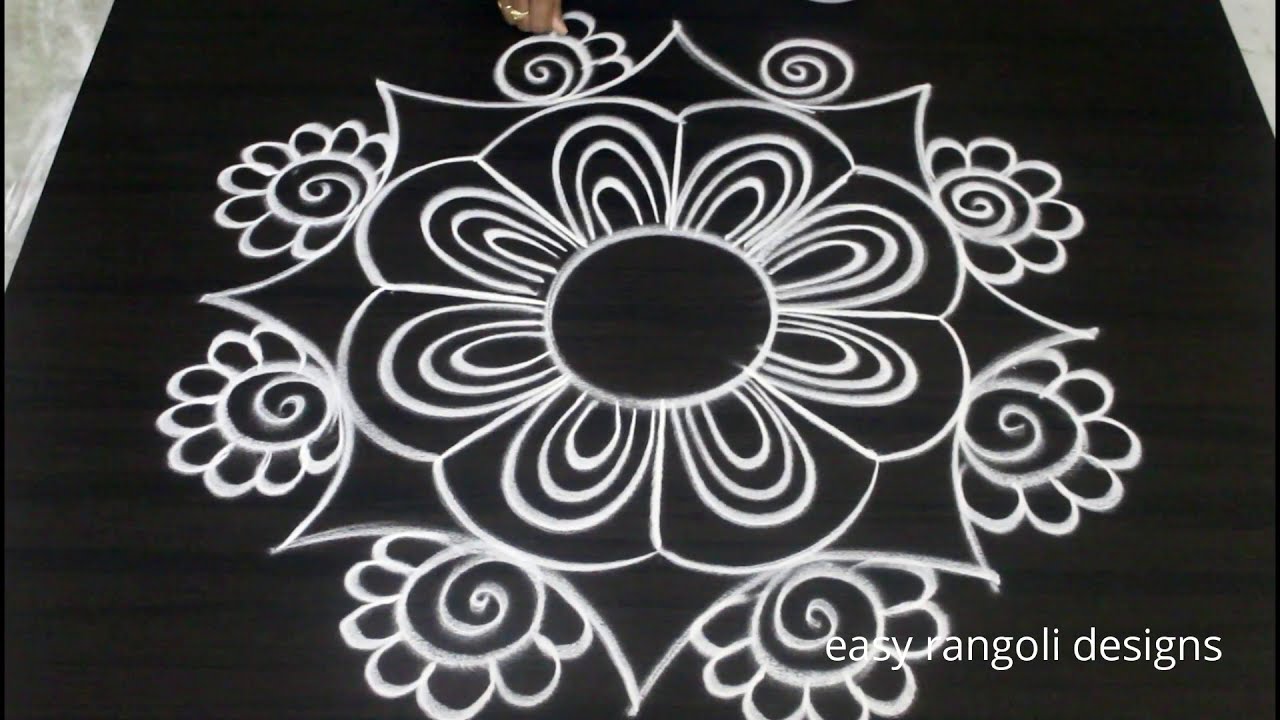 beautiful wedding rangoli without colors