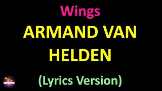 Armand Van Helden - Wings (Lyrics version)