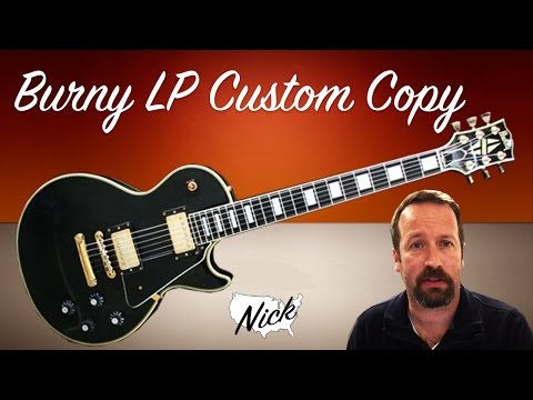 JAPANUARY! Burny Les Paul Custom - Lawsuit Era Gibson Copy From Fernandes Japan