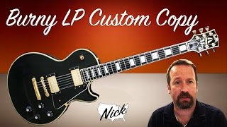 Video thumbnail for JAPANUARY! Burny Les Paul Custom - Lawsuit Era Gibson Copy From Fernandes Japan by Nick in the States