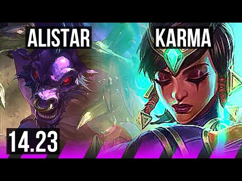 ALISTAR & Corki vs KARMA & Caitlyn (SUP) | KR Grandmaster | 14.23