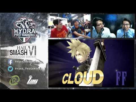 Hail Smash VI - CS | Wonf (Bayonetta) Vs. HY 6S | Javi (Cloud) Losers Finals - Smash 4